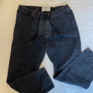 One Teaspoon Shabbies Drawstring Jeans - Large Black